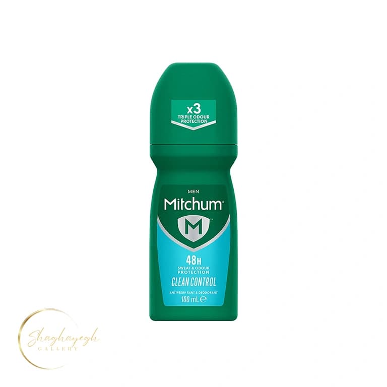 مام رول ضدتعریق مردانه 48 ساعته کلین کنترل میچام 100میل Mitchum Men Clean Control Anti-Perspirant Roll-On