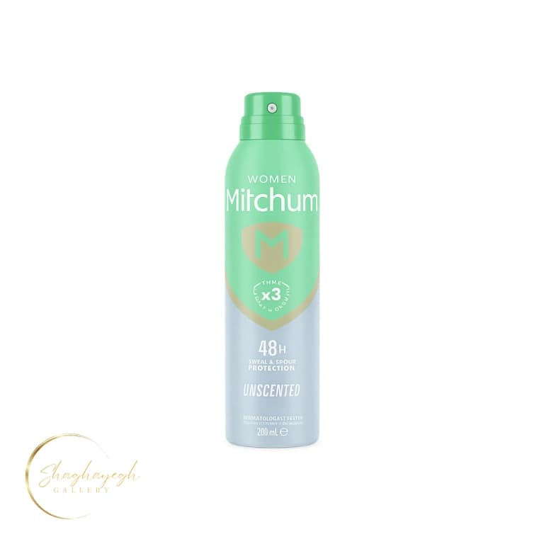 اسپری ضدتعریق 48 ساعته Invisible بدون رایحه میچام 200میل Mitchum Invisible Unscented Anti-Perspirant Deodorant Spray — تصویر ۳