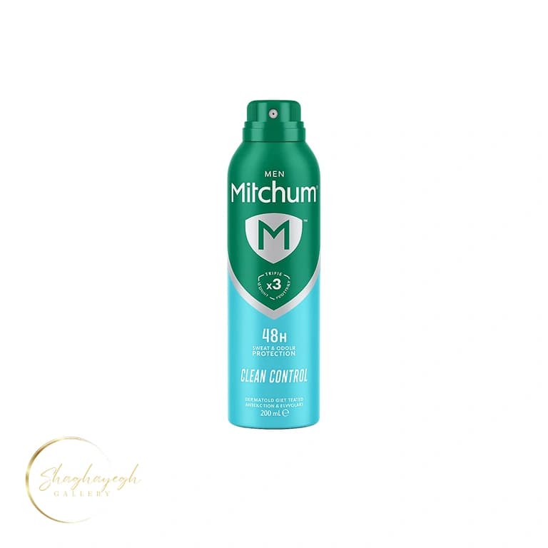 اسپری ضدتعریق مردانه 48 ساعته Invisible کلین کنترل میچام 200میل Mitchum Men Invisible Clean Control Deodorant Spray