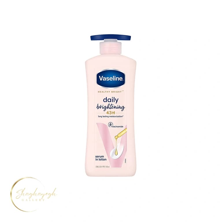 لوسیون بدن روشن‌کننده روزانه با نیکوتینامید وازلین 725میل Vaseline Healthy Bright Daily Brightening Body Lotion