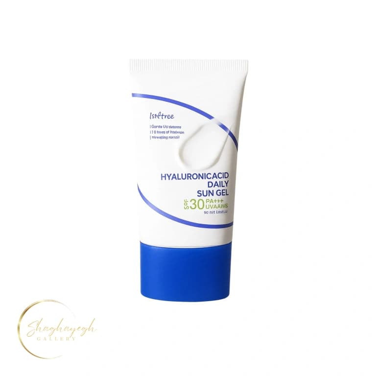 ضدآفتاب ژلی آبرسان ایزنتری SPF30 با 10 نوع هیالورونیک اسید 50 میل +++Isntree Hyaluronic Acid Daily Sun Gel SPF30 PA — تصویر ۲