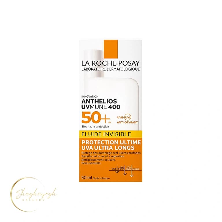 ضد آفتاب لاروش پوزای آنتلیوس اینویزیبل فلوئید La Roche-Posay Anthelios Invisible Fluid SPF50 50ml