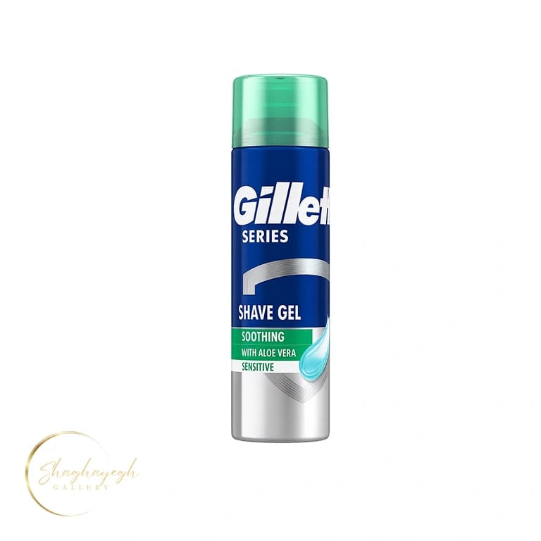 ژل اصلاح ژیلت سری Soothing حاوی آلوئه‌ورا حجم 200 میل Gillette Series Shave Gel Soothing with Aloe Vera — تصویر ۲