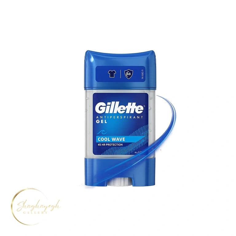 دئودرانت ژله‌ای ژیلت مدل Cool Wave حجم 70 میل Gillette Antiperspirant Gel Cool Wave