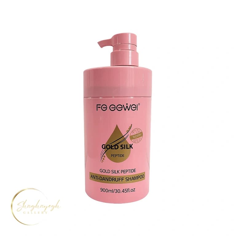 شامپو ضدشوره پپتید ابریشم FG GEWEI حجم 900 میل FG Gewei Gold Silk Peptide Anti-Dandruff Shampoo