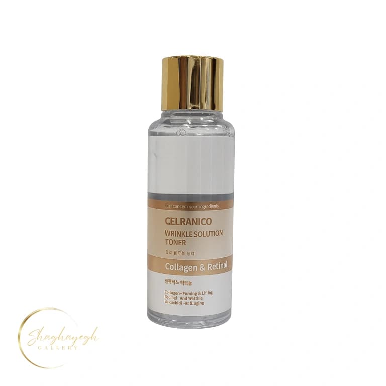 تونر ضدچروک کلاژن و رتینول سلرانیکو 120 میل Celranico Wrinkle Solution Toner Collagen & Retinol — تصویر ۲