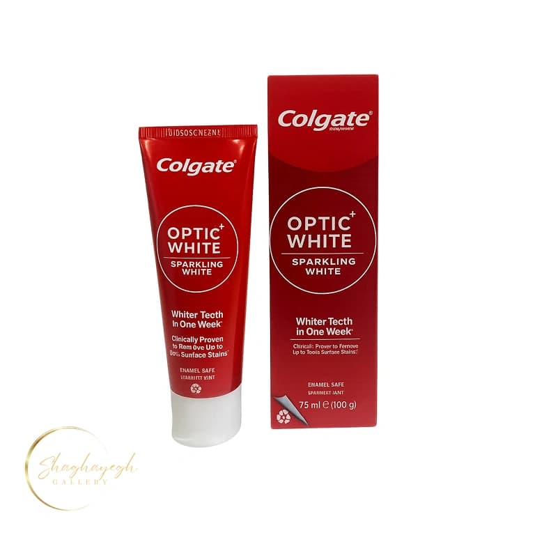 خمیر دندان سفیدکننده اپتیک وایت کلگیت 75 میل Colgate Optic White Sparkling White