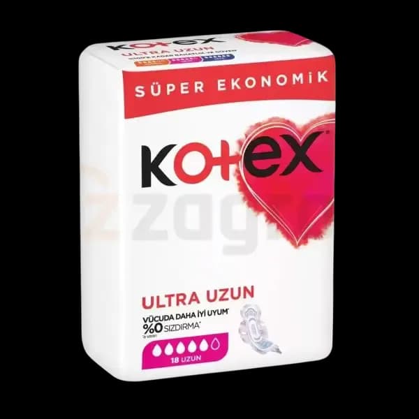 نوار بهداشتی کوتکس مدل Ultra Uzun بسته 18 عددی — تصویر ۴