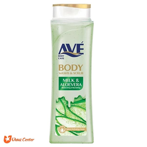 شامپو بدن اسکراب اوه با رایحه شیر و آلوئه ورا 380 گرم