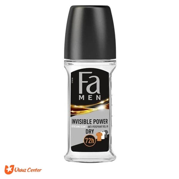 رول ضد تعریق مردانه Fa مدل Invisible Power حجم 50 میل — تصویر ۲