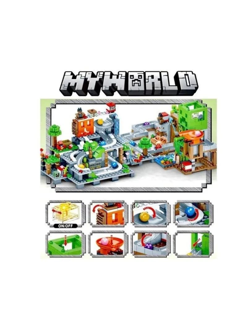 لگو سرزمین شهر ماینکرافت مدل MYWORLD برند LB کد LB1105 — تصویر ۹