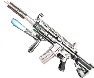 تفنگ اسباب بازی بزرگ تیر ساچمه ای لیزر دار AirSoft GUN کد BB-1239