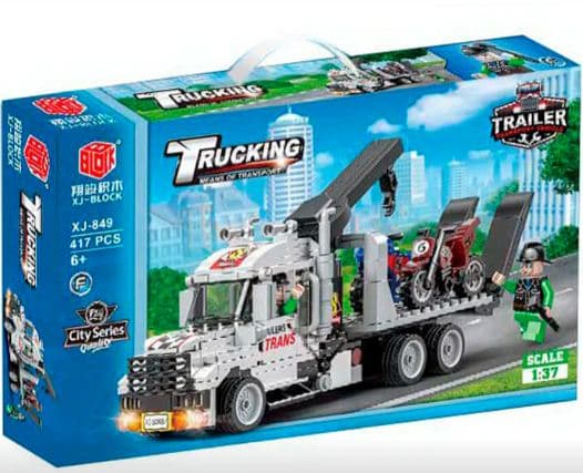 لگو کامیون یدک کش مدل Trucking برند XJ کد XJ849
