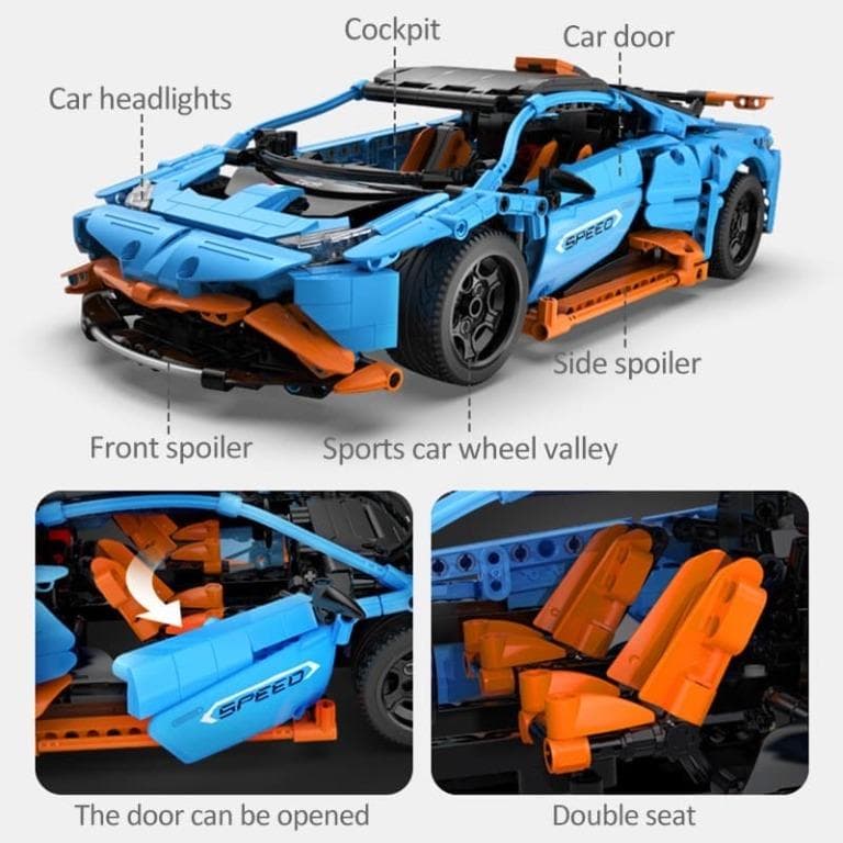 لگو ماشین مسابقه ای مدل Racing Car برند CADA کد C61050 — تصویر ۷