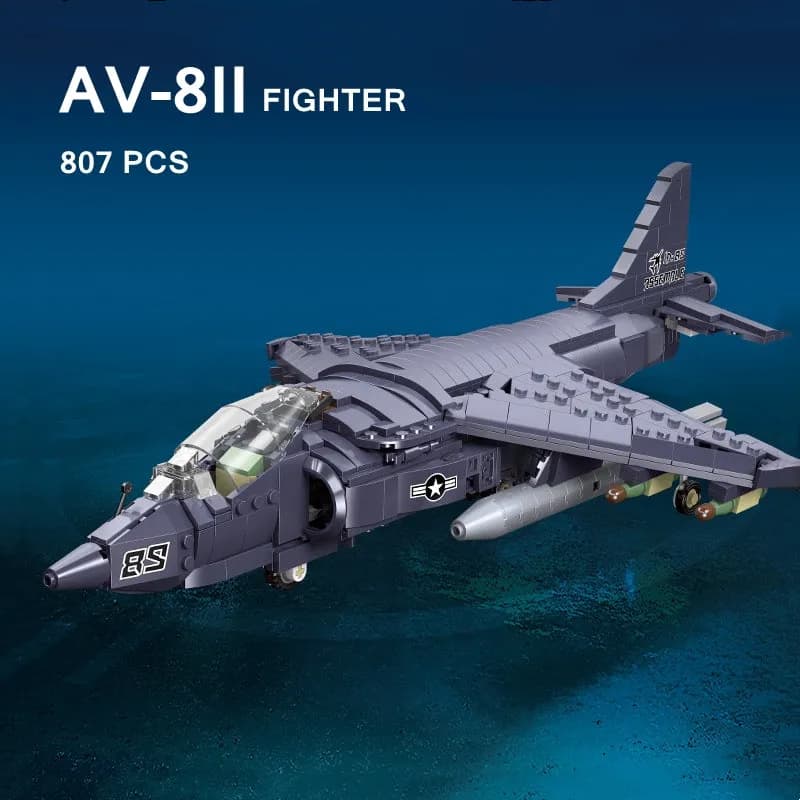 لگو هواپیمای جنگنده پیشرفته مدل AV-8II برند JIE STAR کد 61052 — تصویر ۷