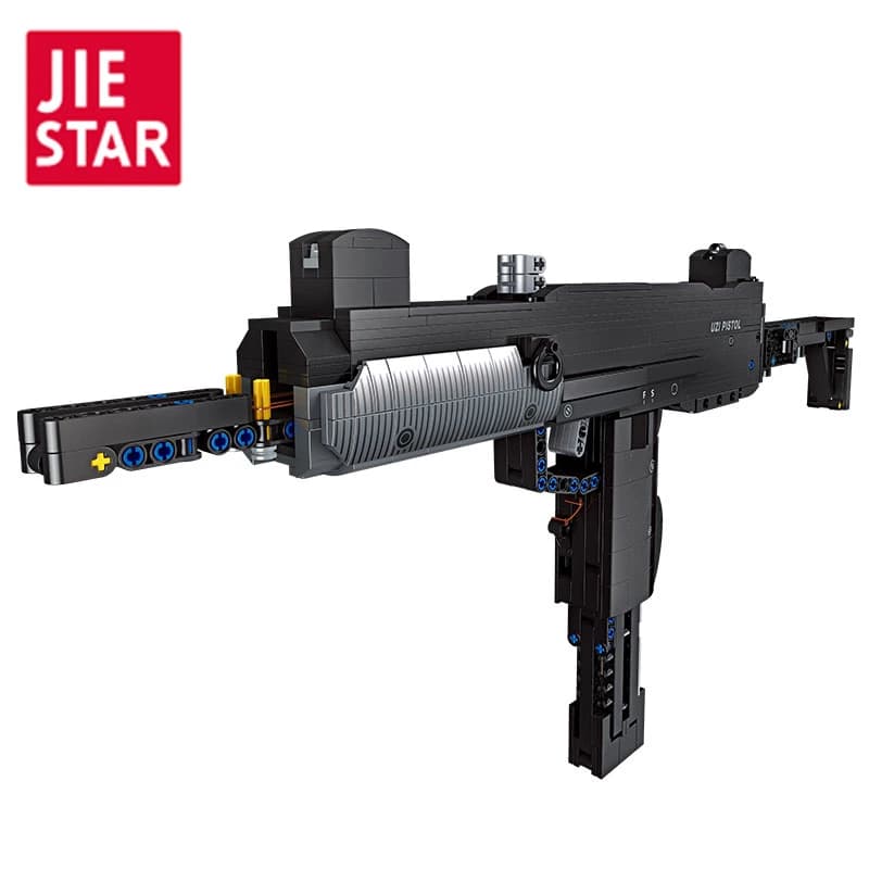 لگو تفنگ تهاجمی مدل UZI برند JIESTAR کد 58021 — تصویر ۳