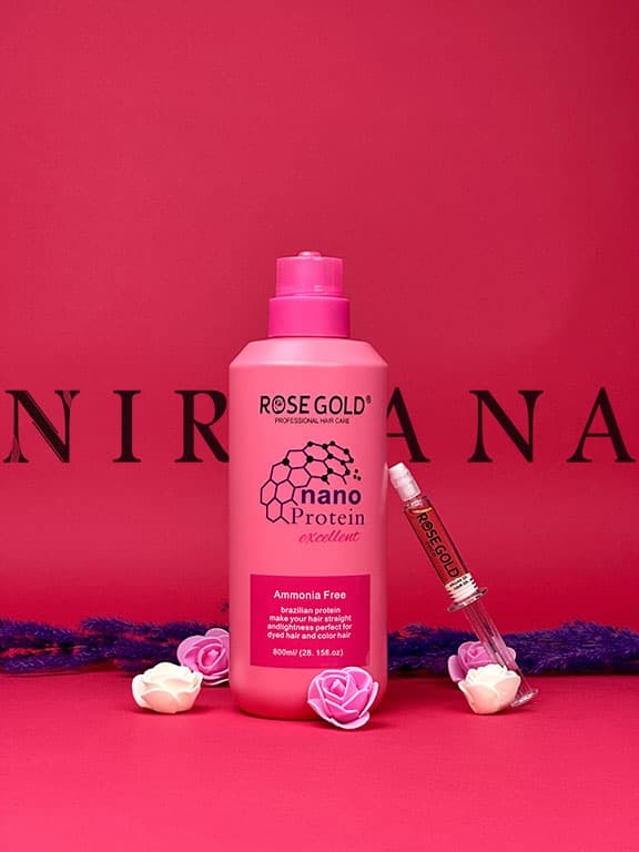 پروتئین مو نانو رزگلد ROSE GOLD — تصویر ۲