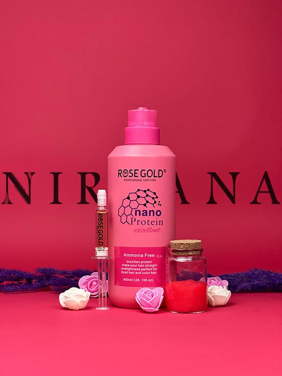 پروتئین مو نانو رزگلد ROSE GOLD — تصویر ۵