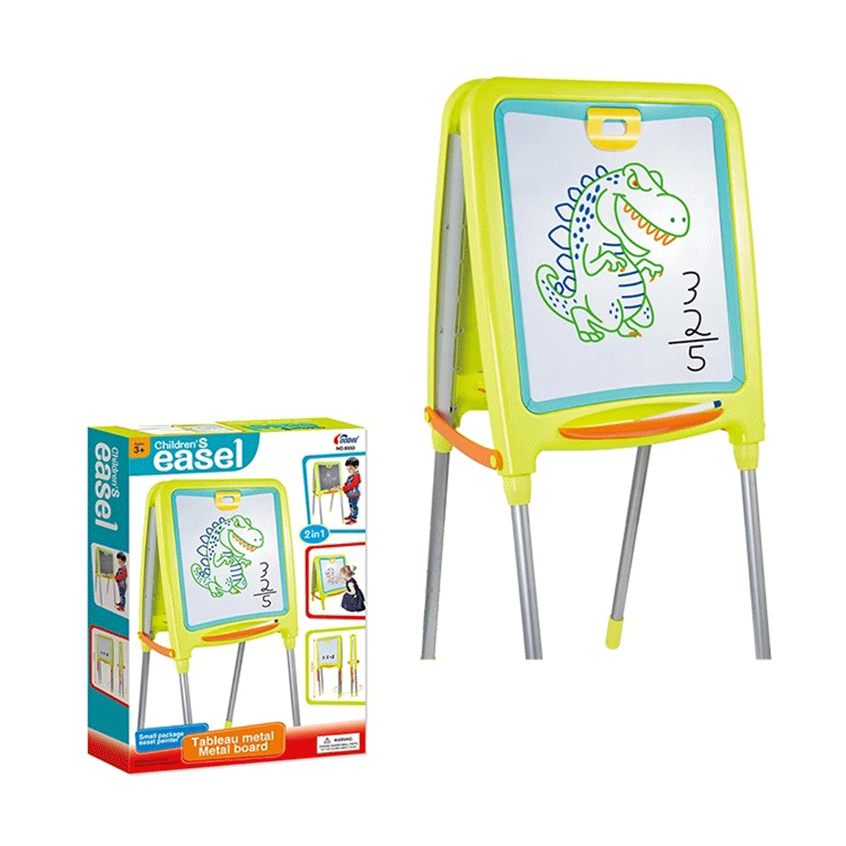 تخته وایت برد و بلک برد تاشو مدل EASEL کد 8333 — تصویر ۷