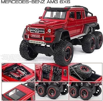 ماکت فلزی ماشین مدل بنز 6 چرخ CLASS 6×6 کد 5519 — تصویر ۳