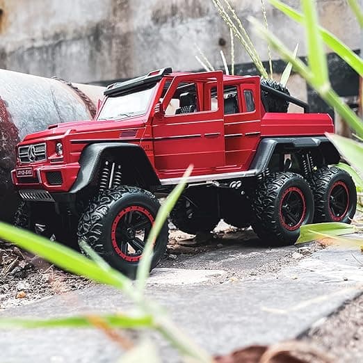ماکت فلزی ماشین مدل بنز 6 چرخ CLASS 6×6 کد 5519 — تصویر ۵