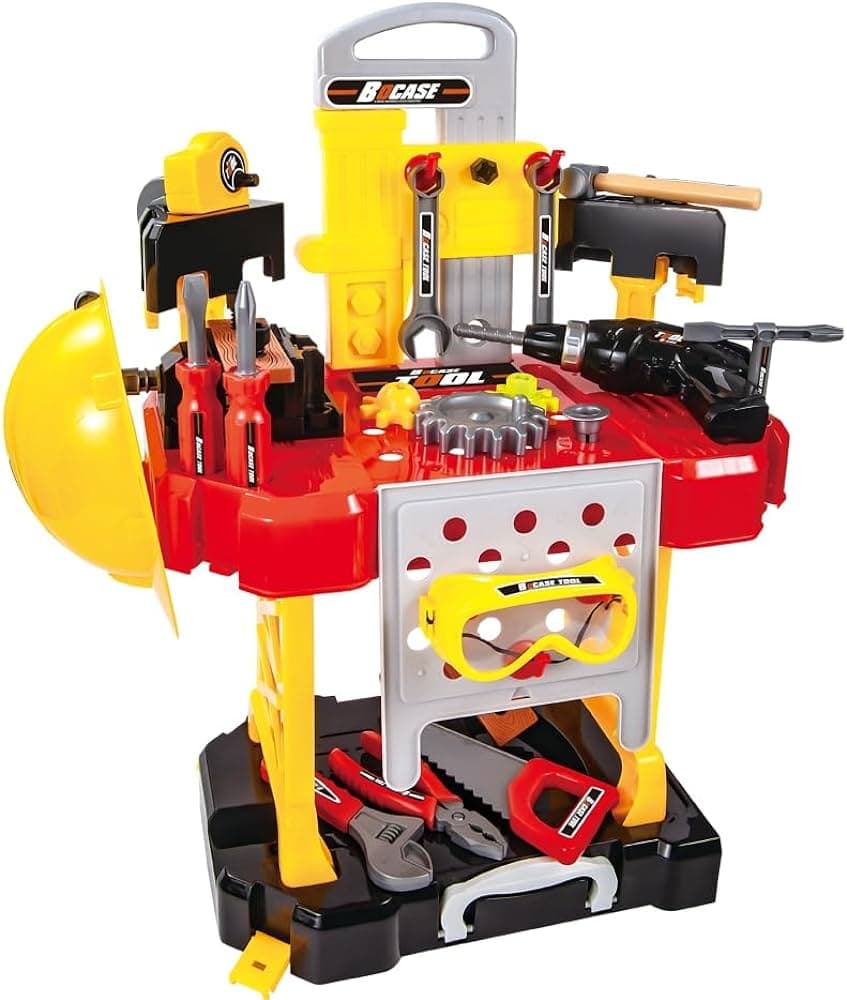 ست اسباب بازی ابزار نجاری 3in1 مدل Kids Tool کد 1108/1