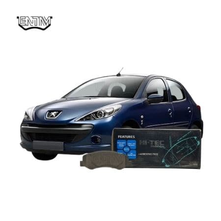 لنت ترمز جلو پژو 207 1392-1400 برند های تک (Hi-Tec)
