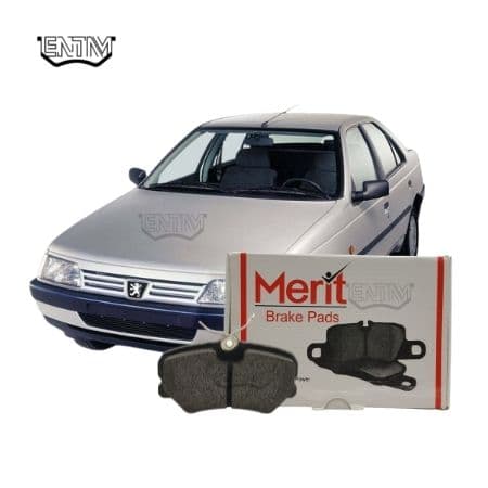 لنت ترمز جلو پژو 405 برند مریت (Merit) — تصویر ۲