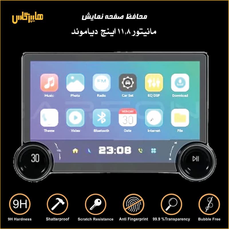 محافظ صفحه نمایش مانیتور دیاموند ولوم دار — تصویر ۳