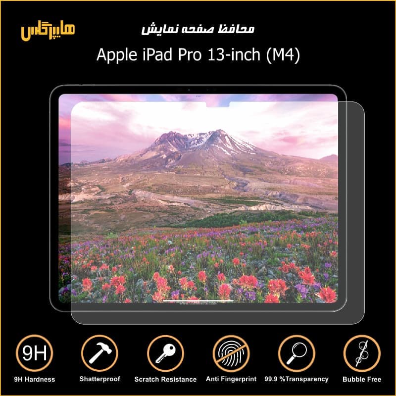 محافظ صفحه نمایش آیپد پرو 13 اینچ M4 2024 — تصویر ۲