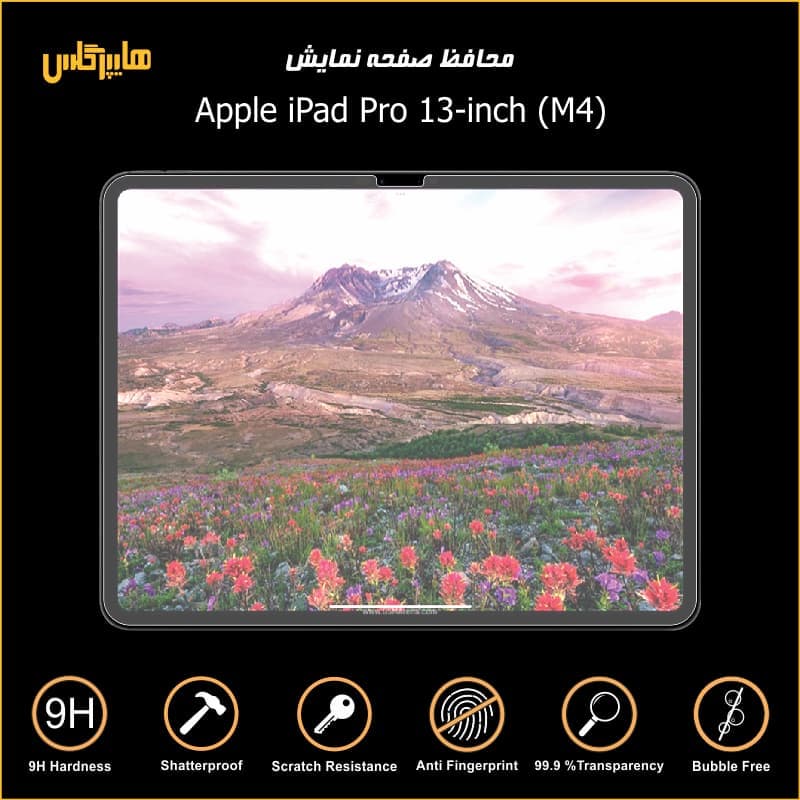 محافظ صفحه نمایش آیپد پرو 13 اینچ M4 2024 — تصویر ۴