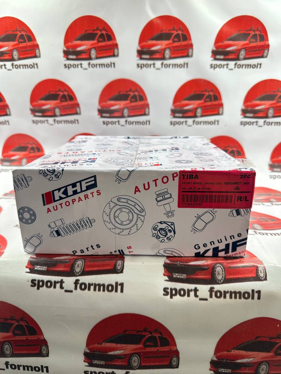 دیسک ترمز جلو (اسپرت)سوراخدار تیبا_ساینا-کوییک-ریو KHF — تصویر ۵