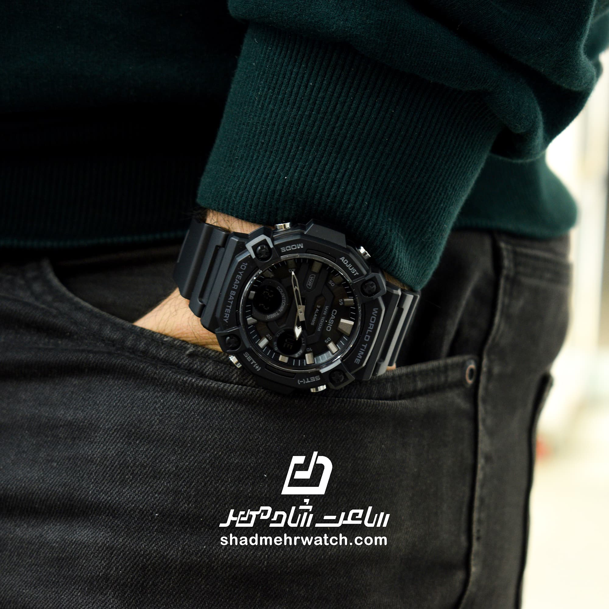 ساعت مچی کاسیو (Casio) مدل AEQ-120W-1AV — تصویر ۳