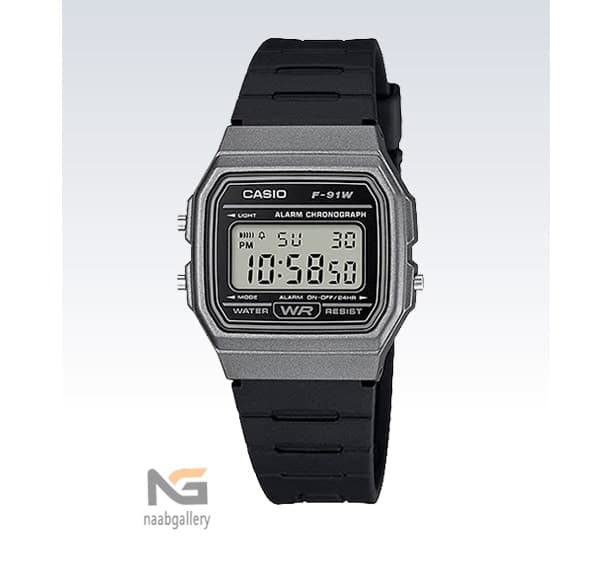 ساعت مچی کاسیو (Casio) مدل F-91WM-1B — تصویر ۱۰
