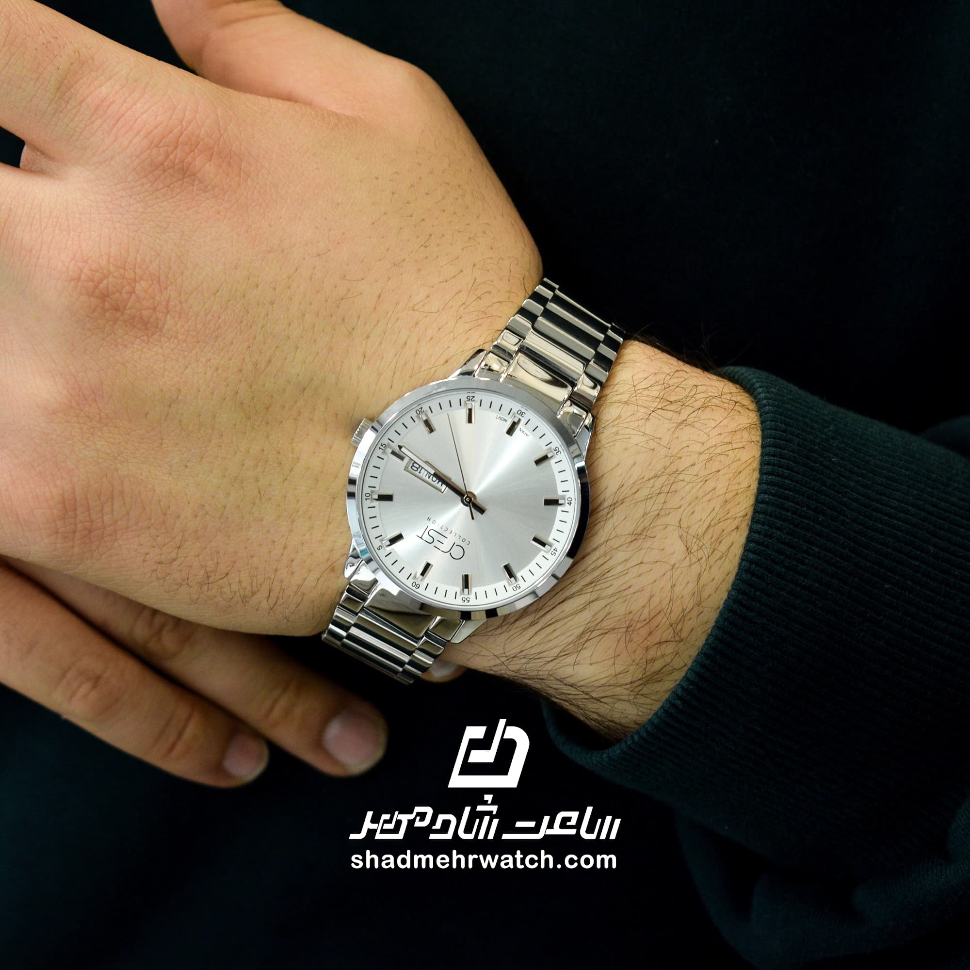 ساعت مچی مردانه کرست مدل 9055G — تصویر ۱۰