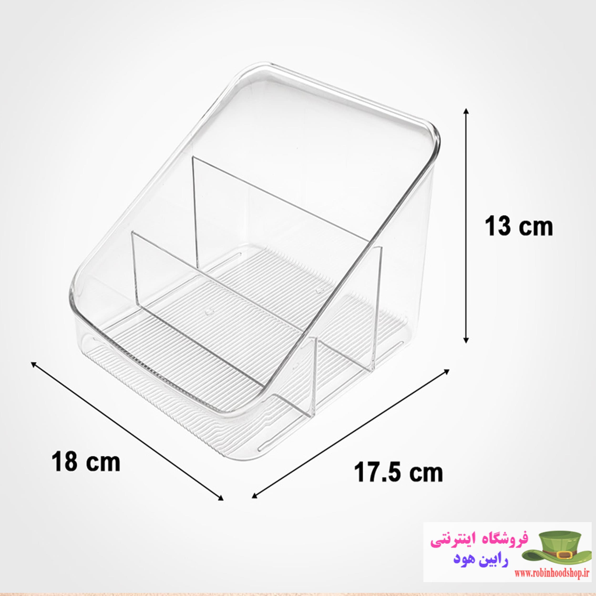 نظم دهنده رومیزی شفاف 3 خانه — تصویر ۸
