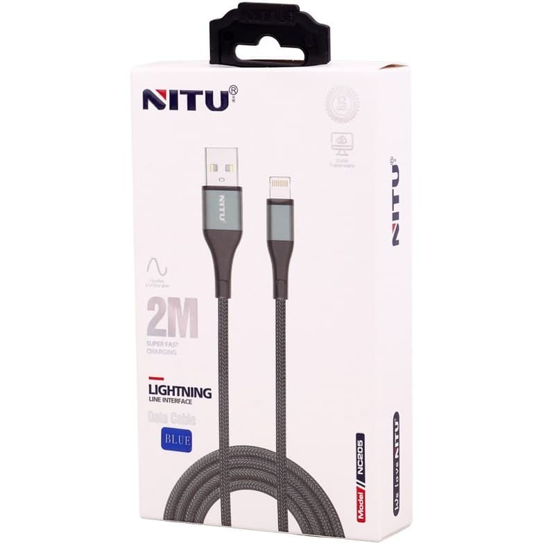 کابل آیفونی فست شارژ NITU NC205 3A 2m — تصویر ۷