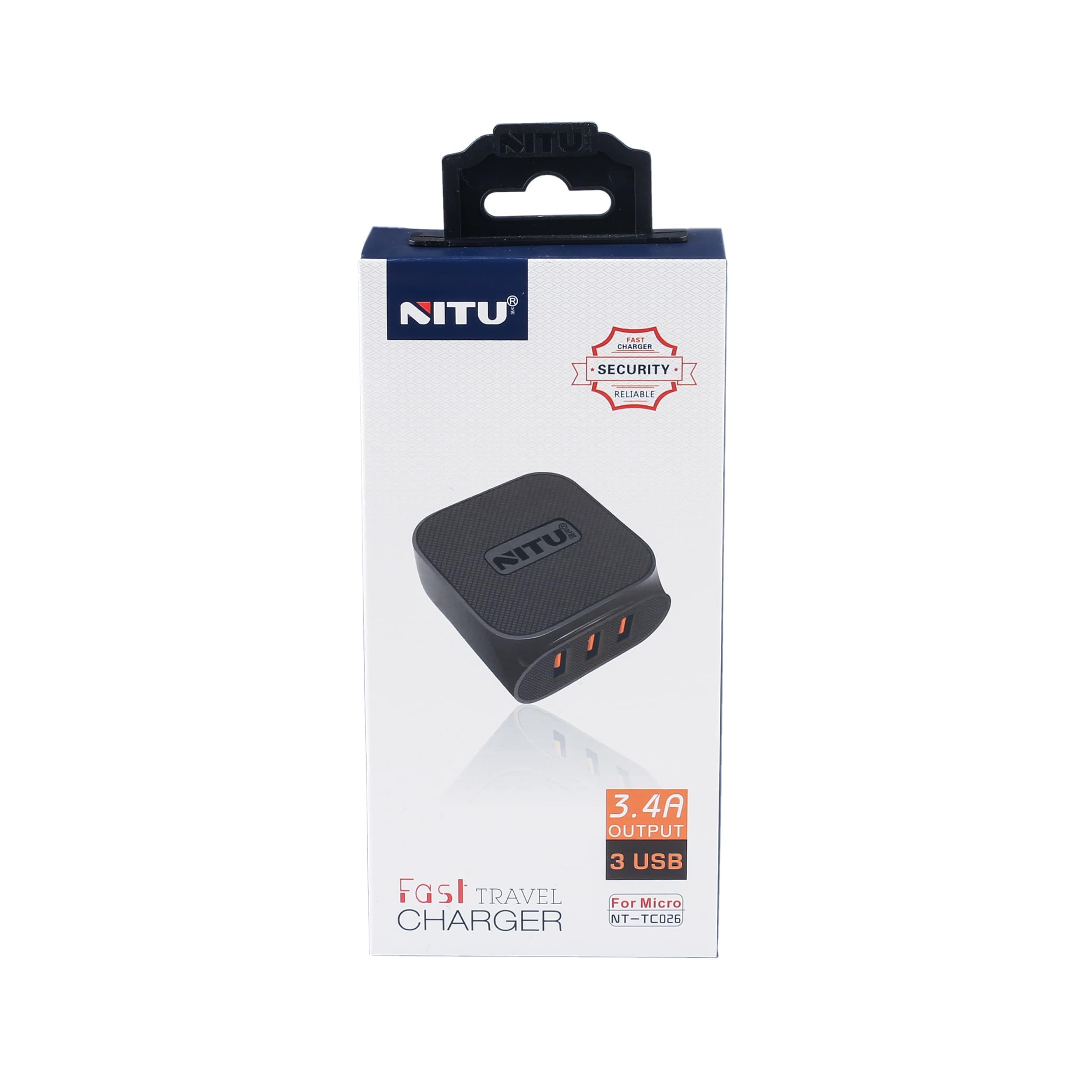 شارژر دیواری نیتو NITU NT-TC26 با کابل MicroUsb — تصویر ۶