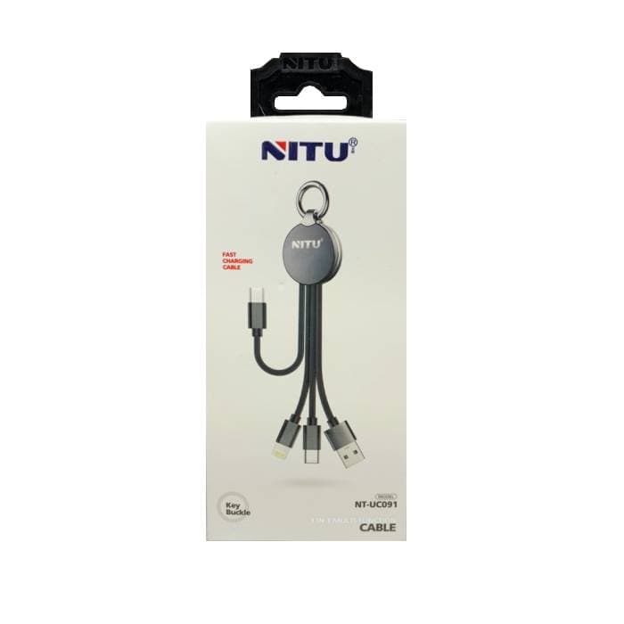 کابل 3کاره لایتنینگ و میکرو و تایپسی نیتو مدل NT-UC91 طول 1.2متر — تصویر ۷
