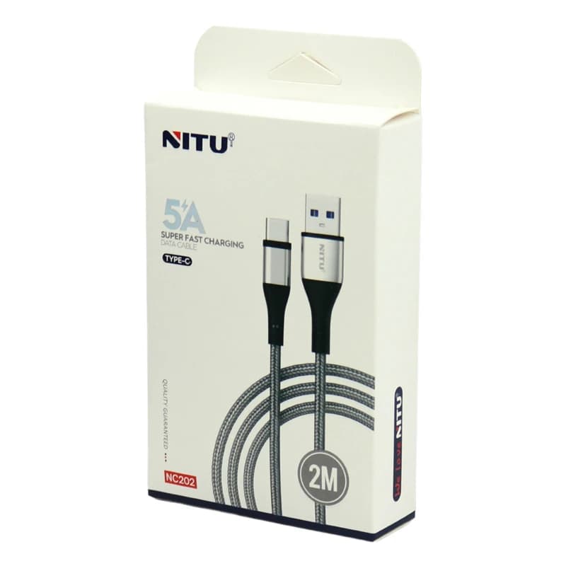 کابل تبدیل USB به Type-C نیتو مدل NC202 طول 2 متر — تصویر ۳