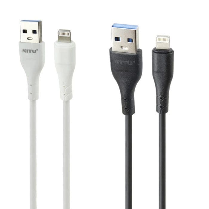 کابل آیفونی فست شارژ Nitu NC130 2.4A 1.2m — تصویر ۷
