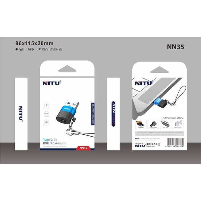 تبدیل Type-C به USB 3.0 مدل NITU NN35 — تصویر ۴