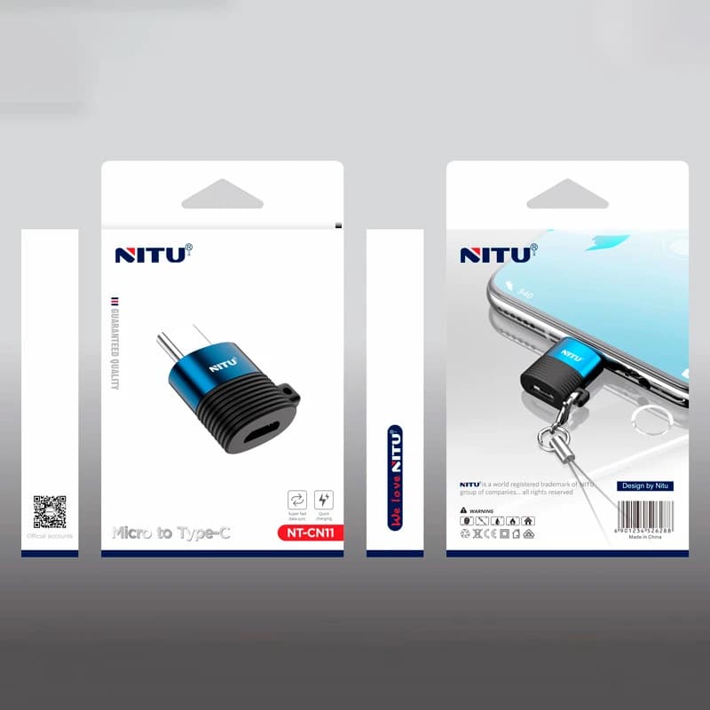 مبدل Micro USB به Type C نیتو مدل NT-CN11 — تصویر ۵