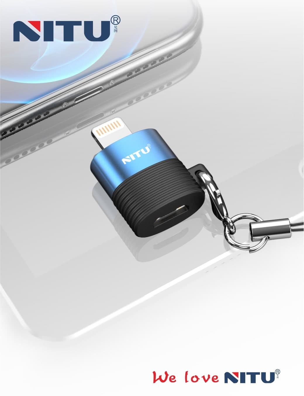 تبدیل NITU CN12 MicroUSB To Lightning — تصویر ۵
