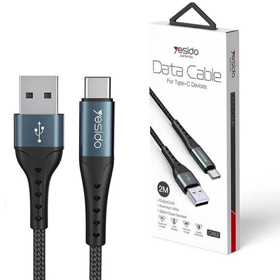 کابل USB به Type-C یسیدو مدل CA63 طول 2 متر — تصویر ۴