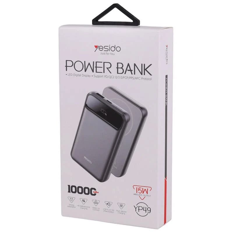 پاوربانک وایرلس یسیدو مدل YP49 ظرفیت 10000 میلی آمپر ساعت — تصویر ۶