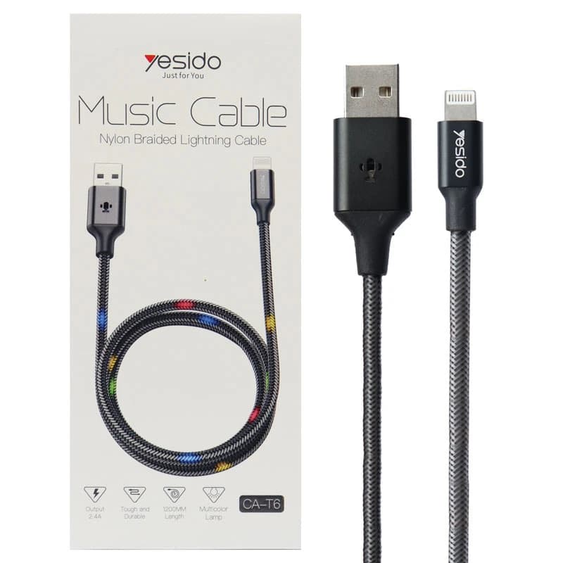 کابل موزیک USB به لایتنینگ یسیدو مدل CA-T6 — تصویر ۴