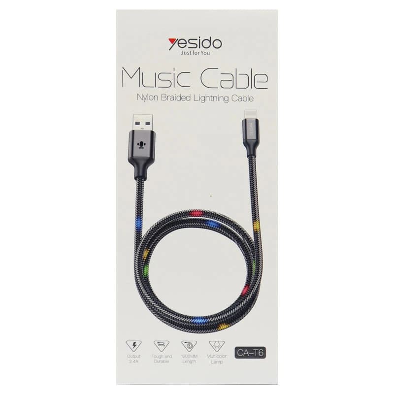 کابل موزیک USB به لایتنینگ یسیدو مدل CA-T6 — تصویر ۵