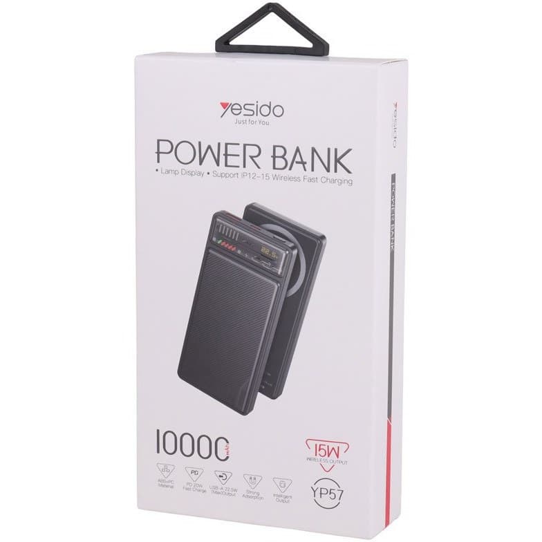 پاور بانک بی سیم یسیدو مدل YP57 با ظرفیت 10000 میلی آمپر ساعت — تصویر ۷