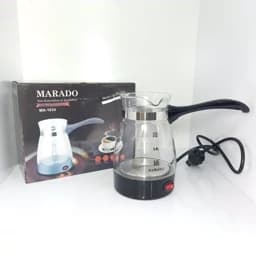 قهوه جوش ترک پیرکس درجه یک MARADO وارداتی ، شیر جوش ترک ، قهوه جوش برقی دسته دار ، شیر جوش برقی ، قهوه ساز ، پس کرایه — تصویر ۴